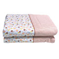 Chic Cotton Floral & Checkered Patterned Blanket Cover with Zipper Closure - Ultra Soft Medium Size 72 * 90 Inches. 