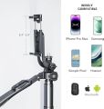 360° Rotation R16 Selfie Stick with Tripod Stand, 62-Inch Extendable, Stable Base for Mobile/GoPro/Camera. 