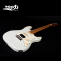 Jet Guitars JS 400 OW Roasted Maple Olympic White w/ Gigbag. 