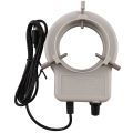 fasdaga 2X 48 LED Industrial Microscope Camera Light Source Ring Lamp Light Illuminator Lamp Adjustable Brightness USB Interface. 