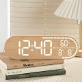 New Wall-mounted Electronic Wall Clock Multi-functional Temperature Digital LED Clocks 12/24H Calendar Display Table Clock for Bedroom. 