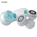 Sutuiying 4 in 1 Electric Face Cleaner Brush Waterproof Rotating Face Profesional Washing Brush Handheld Spinning Face Cleaning Brush. 