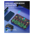 Gaming Audio Mixer, Streaming Audio Mixer, Audio Interface Sound Card for Live Streaming, Podcast Recording, PC, Guitar Easy Install. 