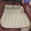 Ashunqiwen Eco-Friendly Flocking Fabric Car Inflatable Mattress Ultra-Soft Travel Bed with Thickened Cushion for Comfortable Road Trips. 