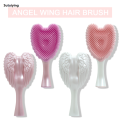 Sutuiying Mini Angel Detangling Hair Brush Silicone Shampoo Brush Head Scalp 2025 New Massage Combs For Valentine's Day Anniversary Gifts For Woman. 