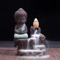 Backflow incense burner Waterfall Buddha with 25 cone incense. 