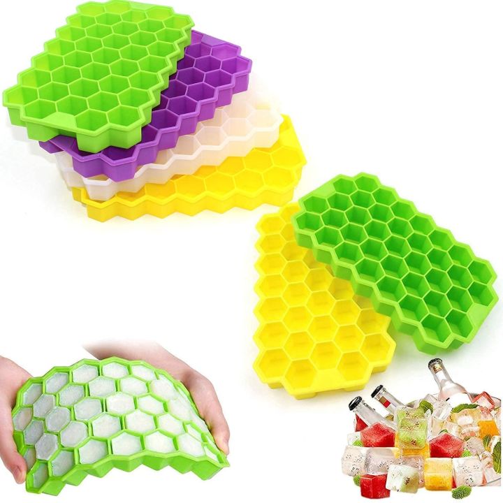 Silicone Honeycomb Design Ice Cube Tray