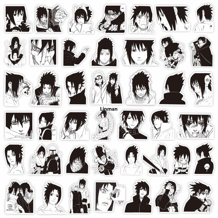 Linman 65pcs Naruto Cartoon Cute Graffiti Sticker Luggage NoHot Selling tebook Scooter Decorative Waterproof Stickers Supplies