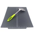 Drain Rack Silicone Dish Drainer Tray Large Sink Drying Rack Worktop Organizer Drying Rack for Dishes Tableware Green. 