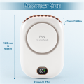 FORIDE Fan Mini USB Cooler Rechargeable Ventilador Travel Handheld Portable Silent Small Electric Cooling Fans White. 