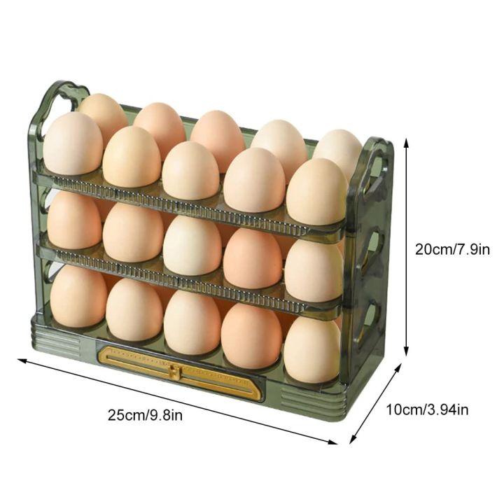 3%20Layer%20Flip%20Type%20Refrigerator%20Egg%20Storage%20Box%20Stand%20Organizer%20Tray%20-%20Image%205