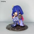 Sutuiying Raiden Shogun Figure Genshin Impact Q Version Series 14cm PVC Action High Quality Figures Kawaii Model Toys Collection Decoration Kids Gifts. 