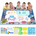 High Quality Repeated Graffiti Water Doodle Mat Durable Portable Water Canvas Creative Doodle Mat Children's Drawing. 