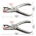 Single Hole Puncher Metal 3mm/6mm Pore Diameter Punch Pliers Hand Paper Scrapbooking Punches. 