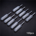FORIDE 500Pcs 4Ml Plastic Disposable Squeeze Transfer Oils Pipettes Dropper Cream Perfusion DIY Cupcake Pipettes. 