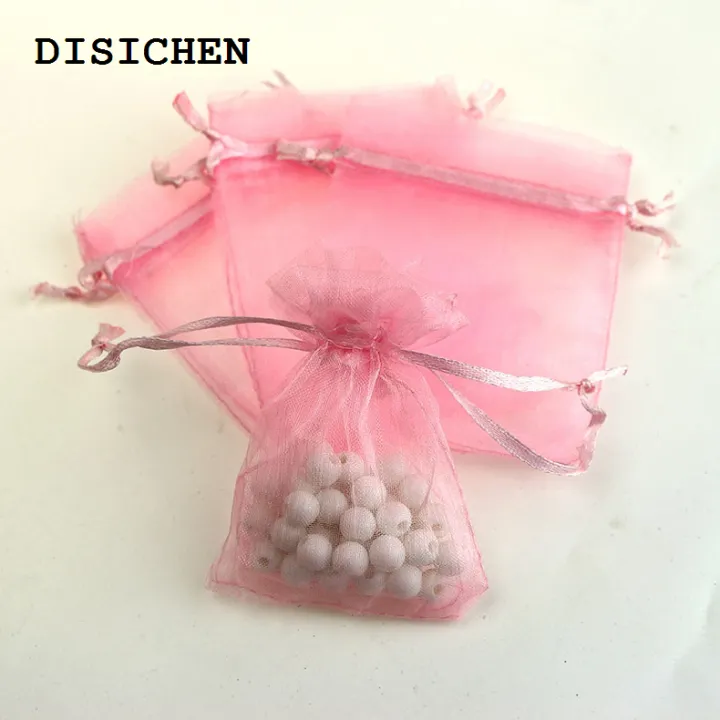 DISICHEN%20Profesional%2050pcs%20Sheer%20Transparent%20Chiffon%20Organza%20Bags%20Christmas%20Halloween%20Wedding%20Birthday%20Party%20Candy%20Gift%20Boxes%20Jewelry%20Packaging%20Bags%20-%20Image%205