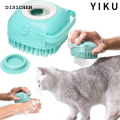DISICHEN New style New Bathroom Cat Cleaning Brush Bath Massage Gloves Brush Soft Safety Silicone Pet Accessories for Cats Dogs Grooming Supplies. 