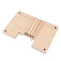 New Hamster Wooden Ladder Platform DIY Stairs Toy Durable Jumping Board Cage Accessories Easy to Install Playground for Small Pets. 