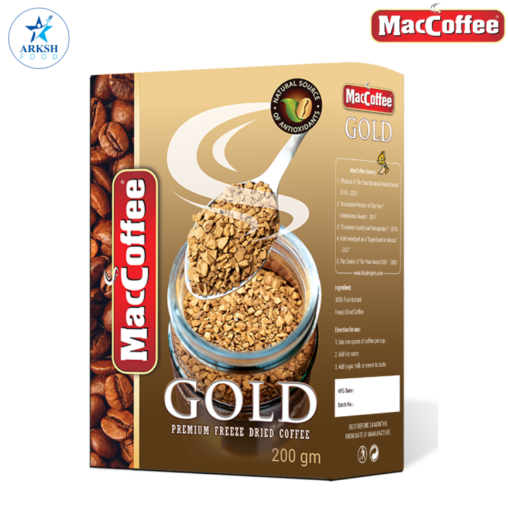 MacCoffee Gold Freeze Dried Coffee - 200gm