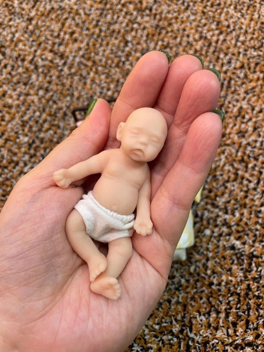 1%20Pc%203.15%20Inch%20Full%20Body%20Solid%20Silicone%20Bebe%20Rebon%20Doll%20For%20children%20Play%20bebe%20reborn%20reallista%20de%20silicone%20Doll%20-%20Image%202