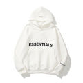 FEAR OF GOD double thread Essentials trendy LOGO on chest pressure glue hooded thin men's and women's sweater. 