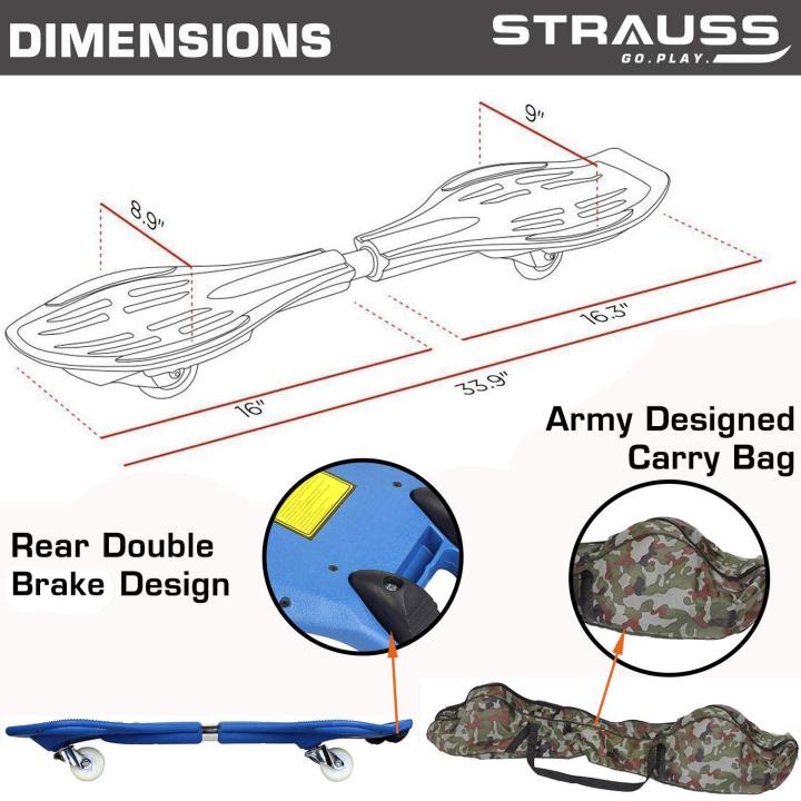 Strauss%20Waveboard%20Bronx%20Waveboard%20%7C%202%20Wheel%20Pivoting%20Skateboard%20for%20Kids,%20Teens,%20and%20Adults,%20(34x9)%20-%20Image%206