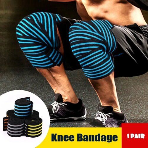 Knee Wraps Pair for Squats, Gym, Powerlifting, Weightlifting for Men and Women