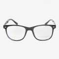 Transparent Black Round Frame Glasses For Unisex. 