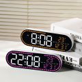 New Wall-mounted Electronic Wall Clock Multi-functional Temperature Digital LED Clocks 12/24H Calendar Display Table Clock for Bedroom. 