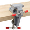 Aluminum Mini Ature DIY Small Jewelers Hobby Clamp On Table Bench Vise Tool Vice Mini Aluminum Bench Vise A JUE. 