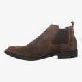 Coffee Brown Elegant Suede Leather Chelsea Boot for Men (NAVYA Store). 