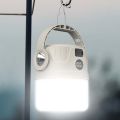 Portable Portable Solar Camping Light Dimmable with Output Beige Tent Lamp LED 1200mAh Battery Hanging Lights Outdoor. 