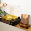 NCANRUI New Playing Vinyl Record Stand Wood Vinyl Record Holder Vintage Record Holder Stand Vinyl Record Holder Display. 