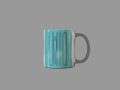 GOAT Messi 10 | Football GOAT | Printed Ceramic Coffee Mug – Blue and White. 