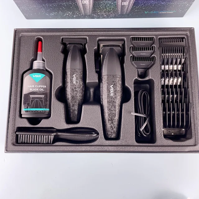 VGR%20640%20Professional%20Hair%20Clippers%20Cordless%20Barber%20Clippers%20and%20Trimmers%20Set%20Zero%20Gap%20T-Blade%20Hair%20Cutting%20Kit,%20DLC%20Coated%20with%20LED%20Display(Black)%20-%20Base%20-%20Image%205