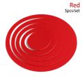 5PCS/Set DIY Wall Art TV Background 3D Circles Wall Stickers Mural Round Decals. 