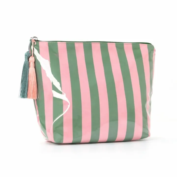 Waterproof%20Portable%20Fringed%20Travel%20Toiletry%20Bag%20Cute%20Design%20Zipper%20Closure%20PVC%20Striped%20Cosmetic%20Bag%20Large%20Capacity%20Glossy%20Makeup%20Brush%20Bag%20Wash%20Storage%20-%20Image%209