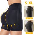 High waisted butt lifting padded shapewear shorts underwear Slimming tummy control shaper seamless hip pads. 