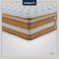 Springfit Club Class Natura 5 Layered Orthopedic Spine Support Double Pocket Springs Latex Foam Luxury Bed Mattress 8 Inch- Single Size Bed (78x36x8 Inch). 