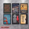 10 Positive Affirmation Poster, Motivation Poster I Size - 6inc x 4inc I 10 Posters. 