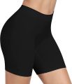 Pack of 2 Black Seamless Slip Short/Slacks For Women. 