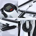 Mini Stepper with Resistance Bands, Upgraded Air Powered Steppers for Exercise at Home, Stepper Machine with LED Monitor, Super Quiet Hydraulic Fitness Stair Stepper. 