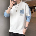 Men's Long Sleeve T-Shirt Trend Loose Trendy Trendy Ins Shirt 2025 New Body-Shirt Spring and Autumn Clothes Sweatshirt. 