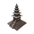 Five Storey Temple 6x4 Inch Nyatapole Temple Bhaktapur Antique Color (Peacock Handicraft Bhaktapur). 