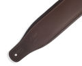 Levy's Leathers M26PD-DBR_DBR Top Grain Padded Leather Guitar Strap - Dark Brown. 