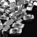 fasdaga 300 Pcs M5 Hammer Nut Carbon Steel Aluminum Connector T Fastener Sliding Nut. 