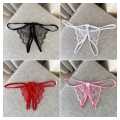 Free Size Combo Of 4 Pieces Tangas Low Rise Hipster Underwear Sexy Panties Stretch Thongs for Women (Korean Panty). 