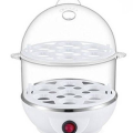 Double Layer Plastic Electric Egg Boiler And Poacher (Multicolour) 14Eggs Boiler pot/By Base. 