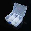 Multi Grids Plastic Detachable Storage Boxes Bins for Tools&Jewelry&Fishing Gear Screw Desk Organizer big 6 grids plastic box. 