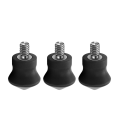 3Pcs Universal Tripod Foot Spikes Set 1/4 Inch Thread Stainless Steel Tripod Monopod Legs Feet Replacement Parts. 